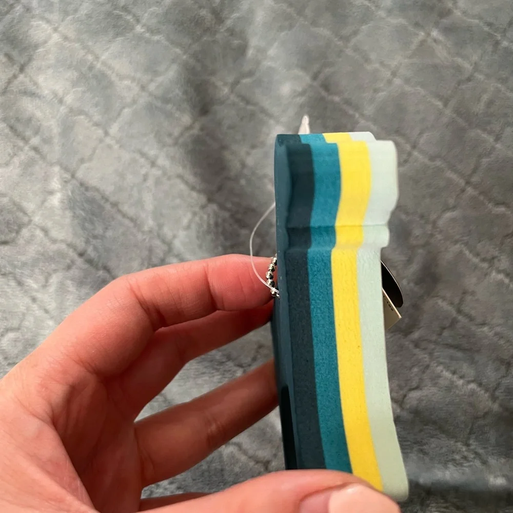 Dog-Shaped Pink victoria’s Secret key‎ chain Green and Blue